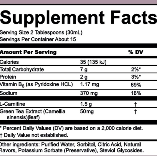 L-Carnitine 450ml 15.22oz Farmasi Nutriplus