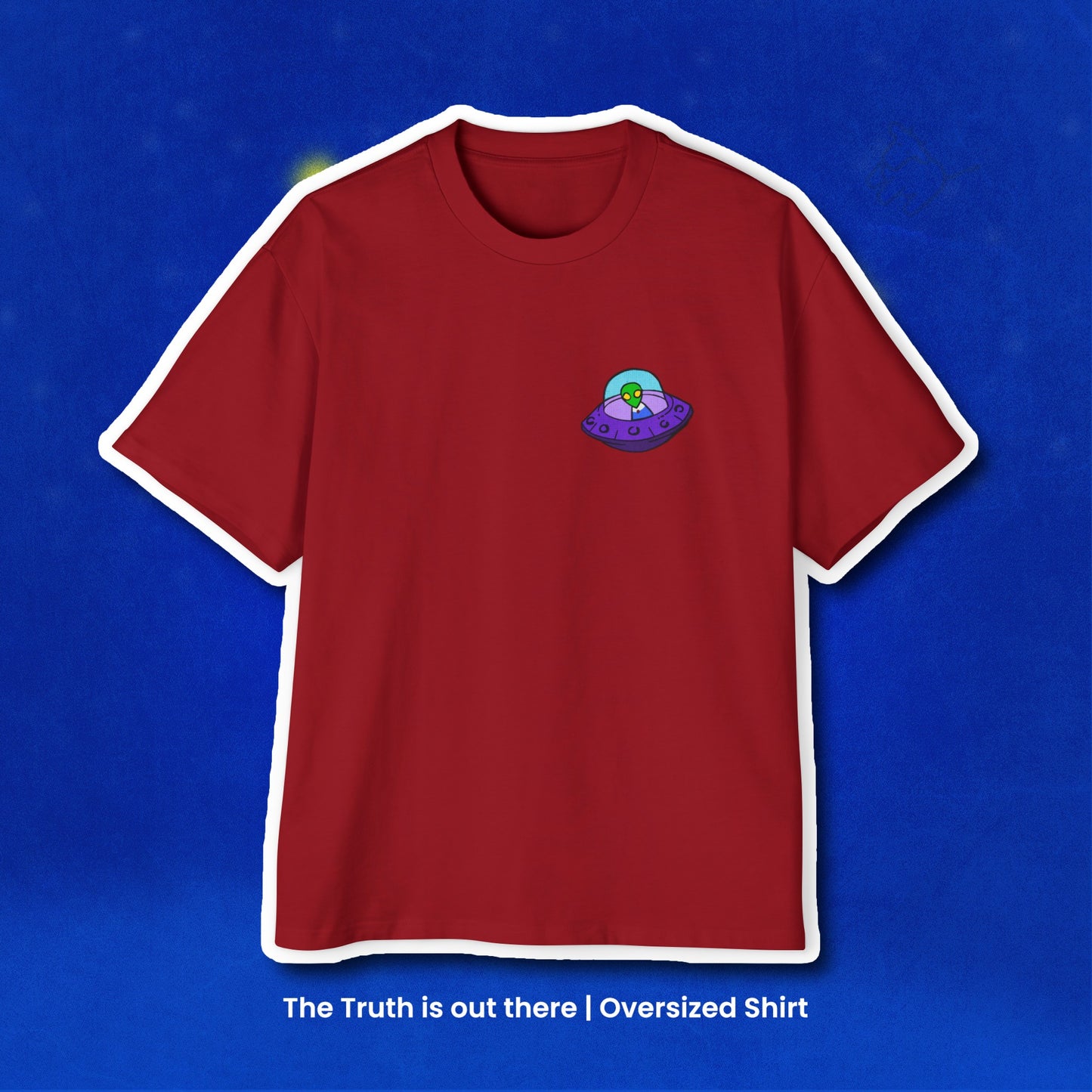 'The truth is out there' Men's Heavy Oversized Tee