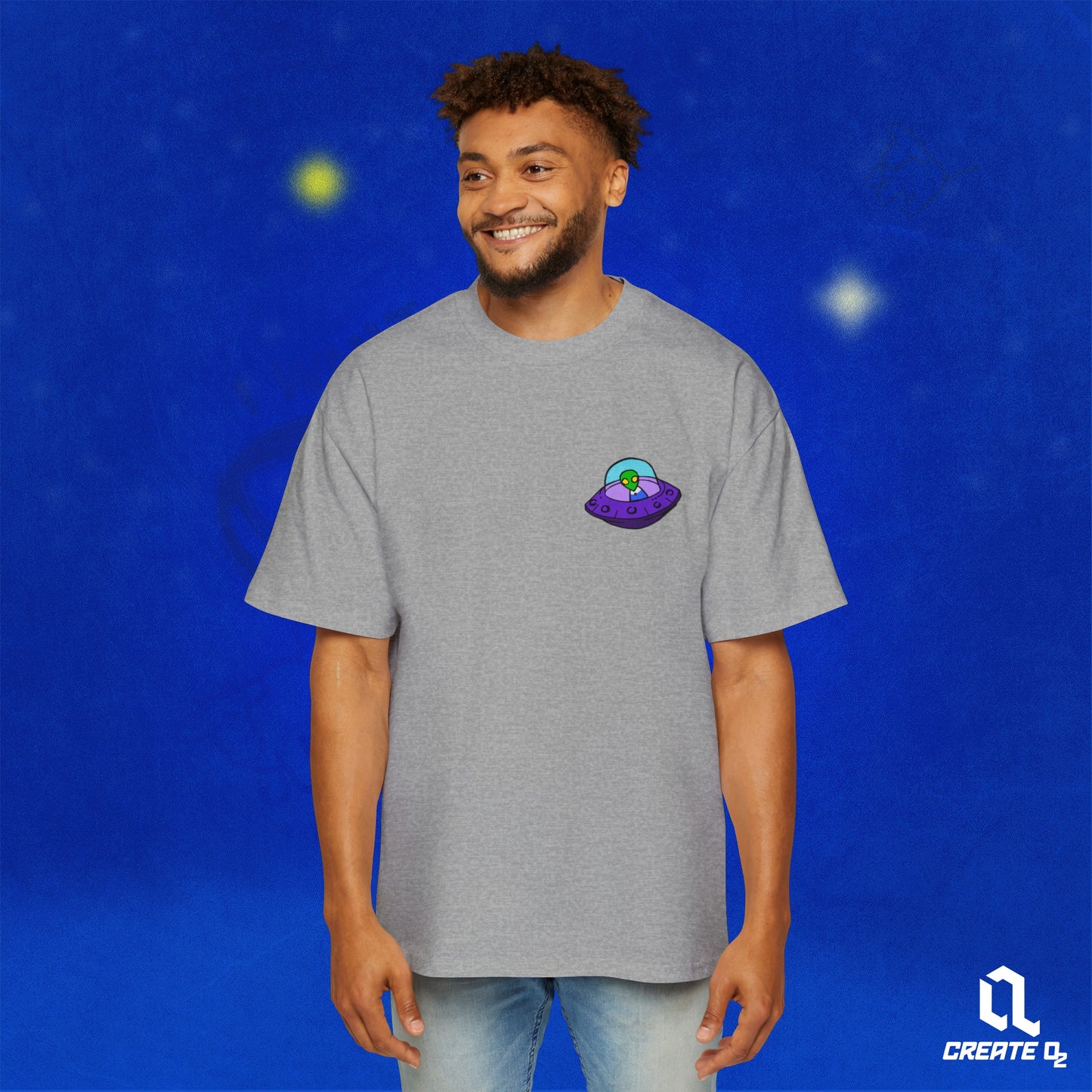 'The truth is out there' Men's Heavy Oversized Tee