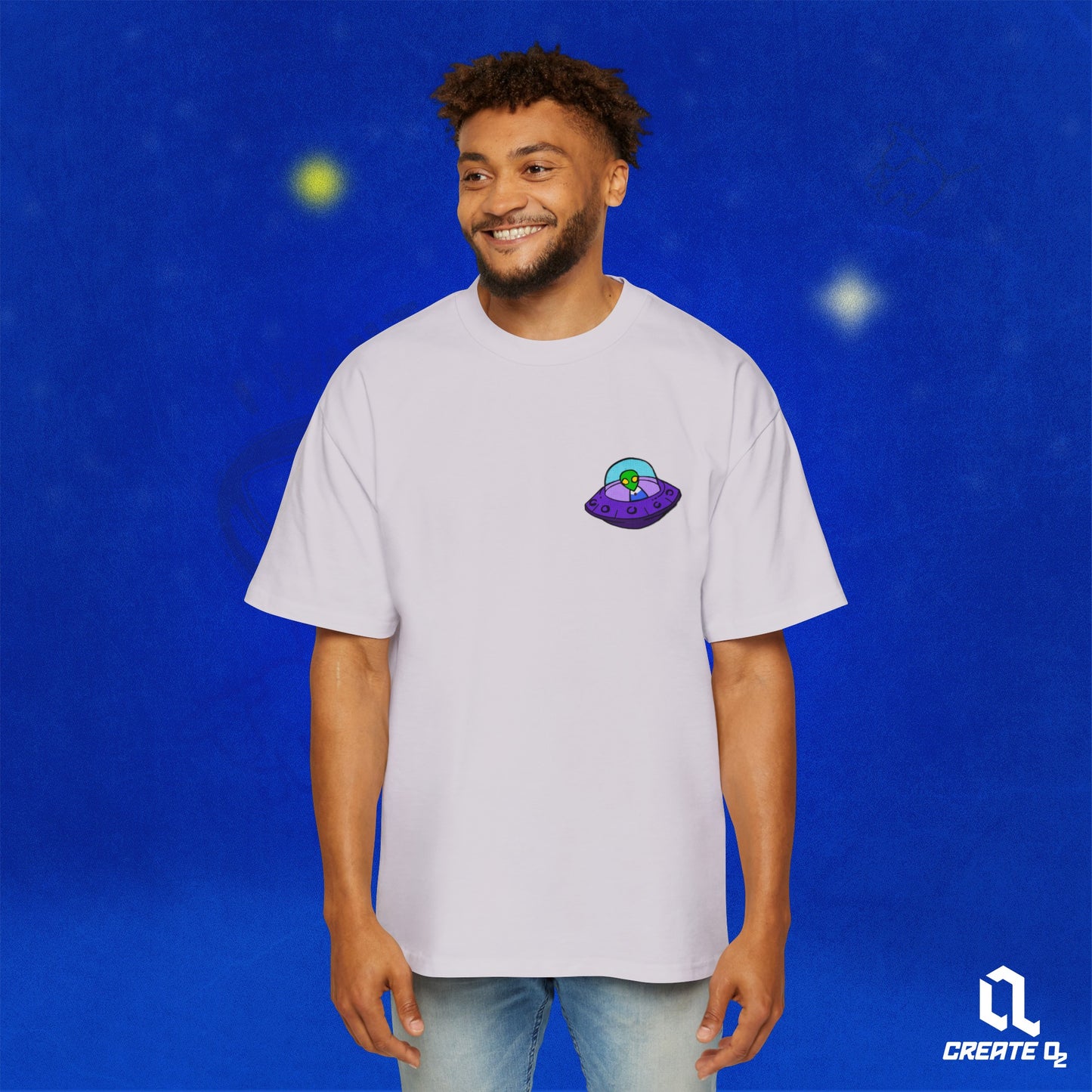 'The truth is out there' Men's Heavy Oversized Tee