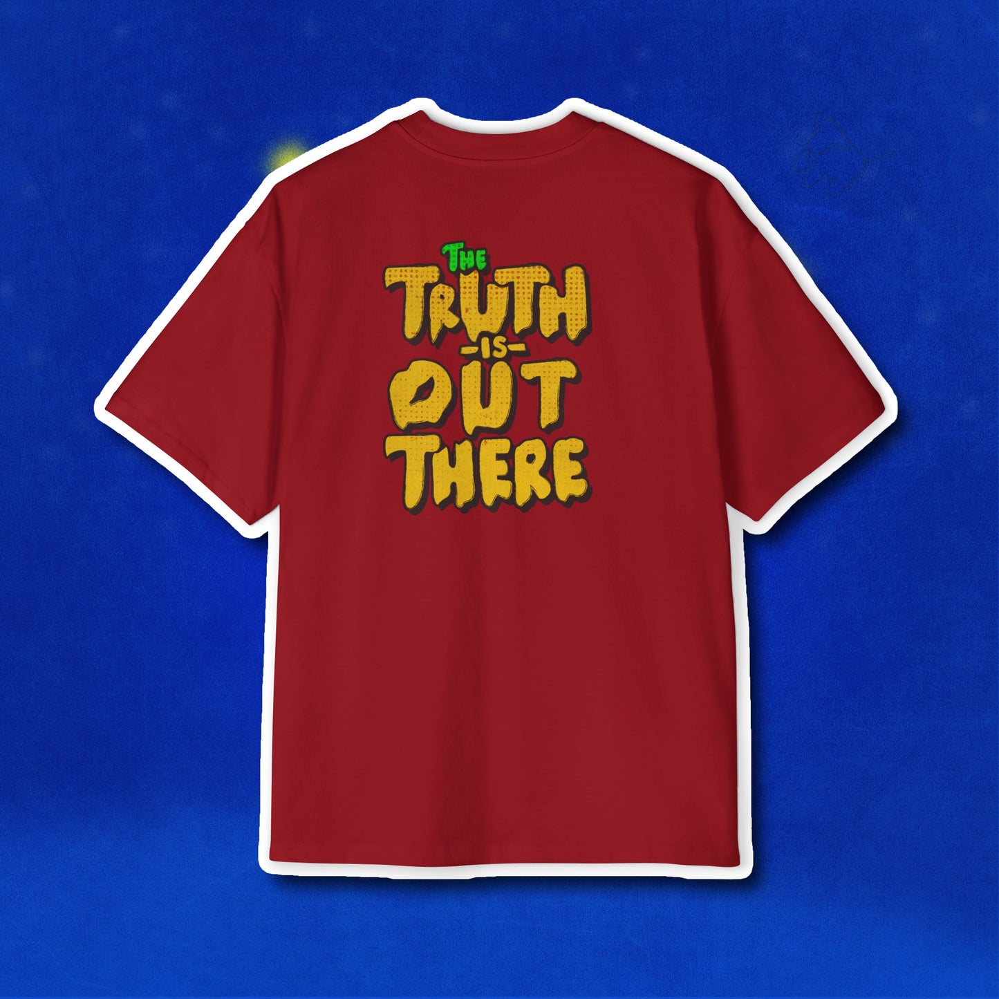 'The truth is out there' Men's Heavy Oversized Tee