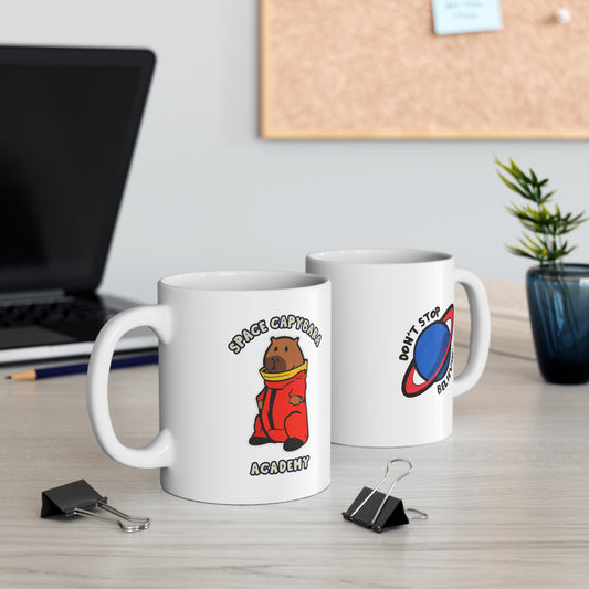 Space Capy Academy Mug, 11oz