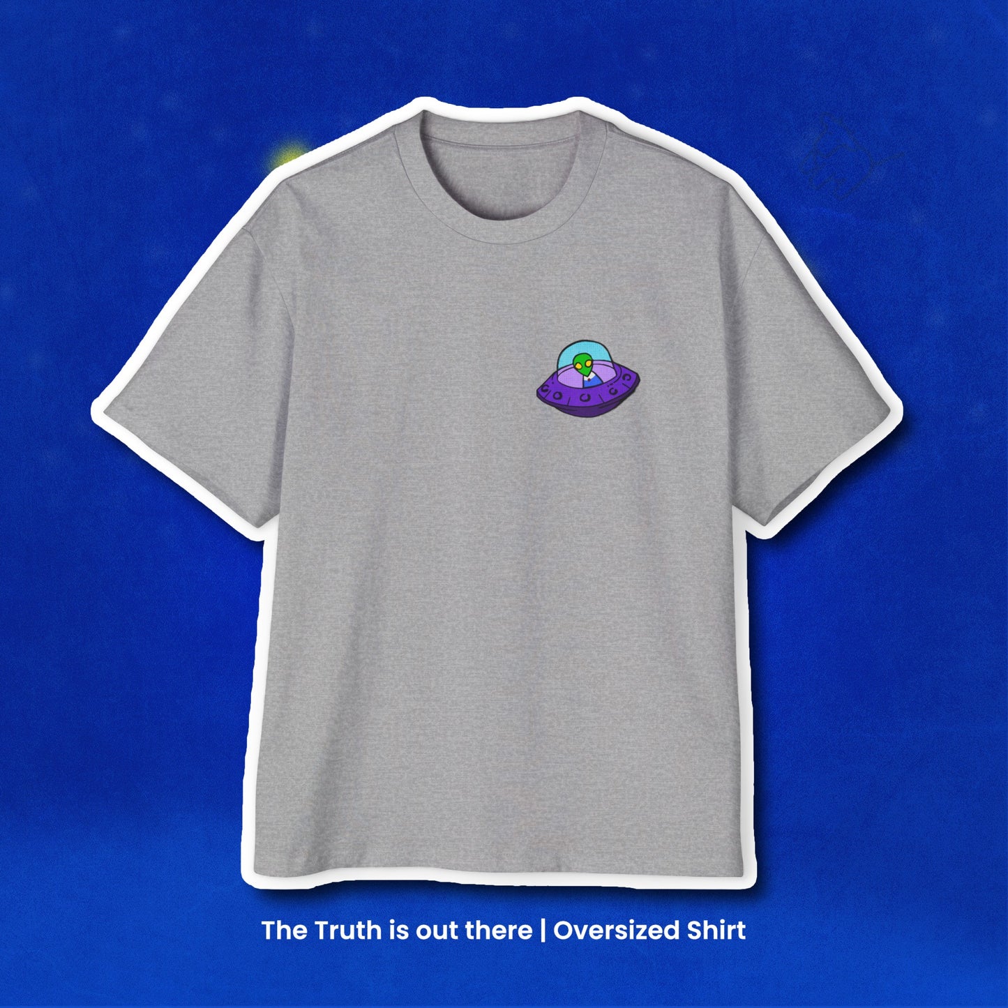 'The truth is out there' Men's Heavy Oversized Tee