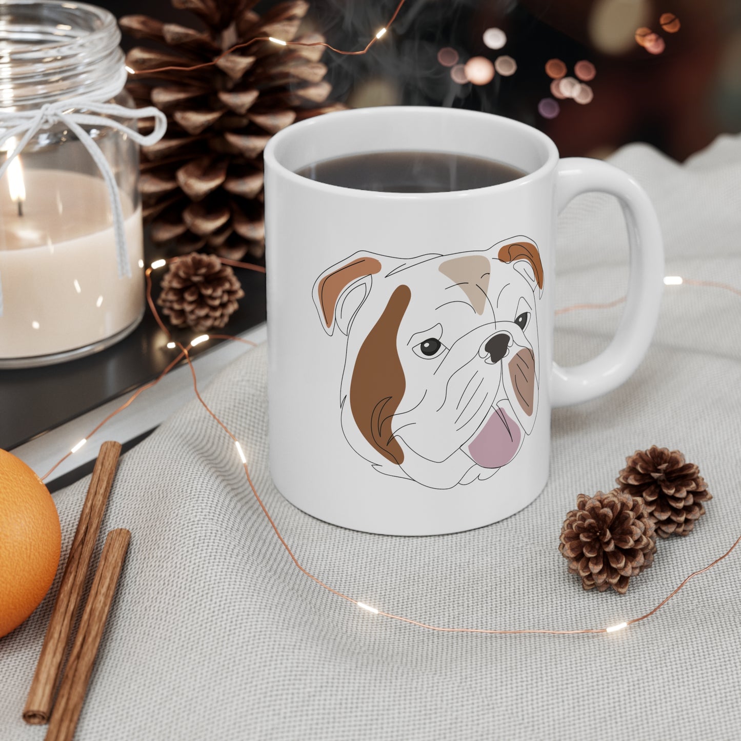 English Bulldog Mug with message 11oz