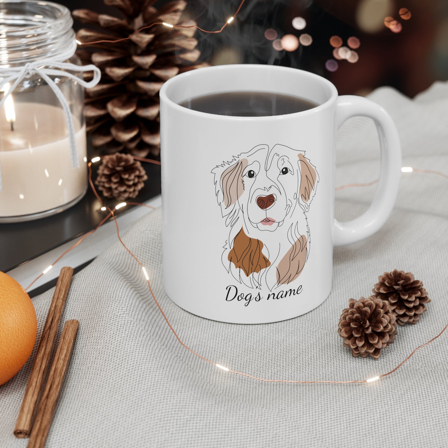 Dogs custom mug 11oz (DIFFERENT BREEDS)