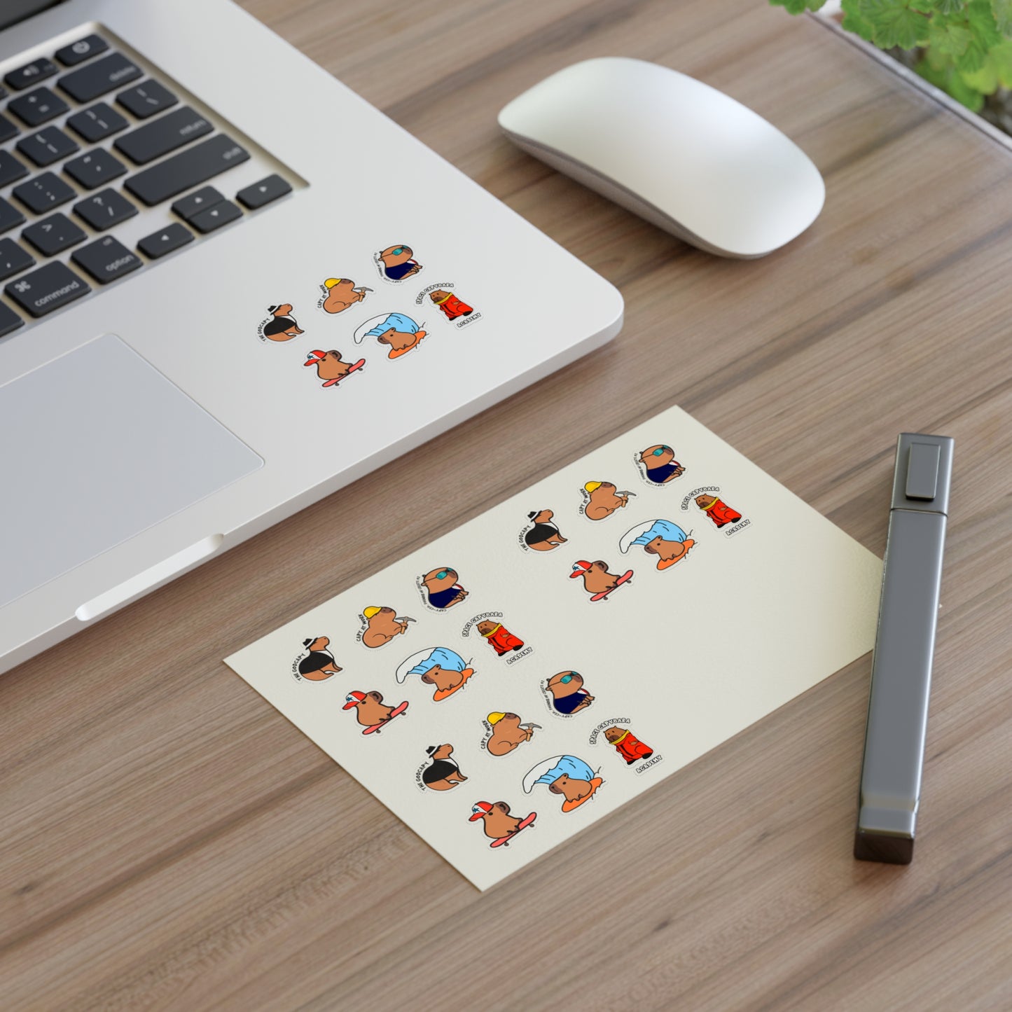 Working capybaras Sticker set