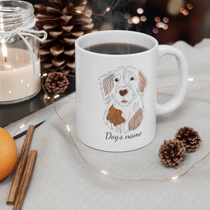 Dogs custom mug 11oz (DIFFERENT BREEDS)