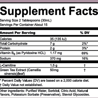 L-Carnitine 450ml 15.22oz Farmasi Nutriplus